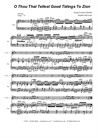 O Thou That Tellest Good Tidings To Zion (for Solo Violin and String Quartet)