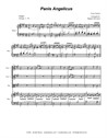Panis Angelicus (for String Quartet and Piano - High Key) (with accompaniment track)