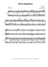 Panis Angelicus (Duet for Flute and Bb-Clarinet - Piano Accompaniment)