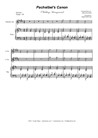 Pachelbel's Canon (Wedding Arrangement for Saxophone Quartet - Piano Accompaniment)