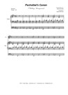 Pachelbel's Canon (Wedding Arrangement: Duet for Flute and Bb-Clarinet with Organ Accompaniment)