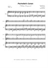 Pachelbel's Canon (Wedding Arrangement: Duet for Soprano and Alto Saxophone with Piano Accompaniment)