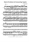 Why Do The Nations All Furiously Rage Together (for Bassoon Solo and Piano)