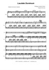 Laudate Dominum (for Woodwind Quartet - Piano Accompaniment)