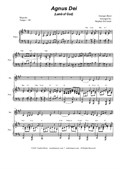 Agnus Dei (Duet for Bb-Trumpet and French Horn)