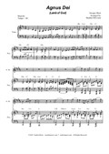 Agnus Dei (Duet for Soprano and Alto Saxophone)