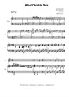 What Child Is This (Duet for Soprano & Tenor Saxophone)