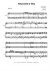 What Child Is This (for Saxophone Quartet and Piano)