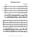 Hallelujah Chorus (for Bb-Trumpets (3), Trombone and Piano)