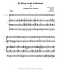 All Glory, Laud, And Honor (with 'Hosanna, Loud Hosanna') for Saxophone Quartet and Organ