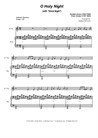 O Holy Night (with 'Silent Night' - for Flute or Violin Solo and Piano)