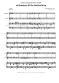 All Creatures Of Our God And King (Duet for Soprano and Tenor Saxophone)