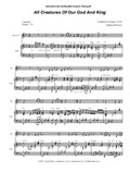 All Creatures Of Our God And King (for French Horn solo and Piano)