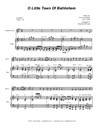 O Little Town Of Bethlehem (Bb-Clarinet solo and Piano)