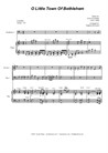 O Little Town Of Bethlehem (Brass Quartet and Piano - Alternate Version)