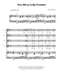 Your Mercy Is My Freedom (Vocal Trio - SAB)